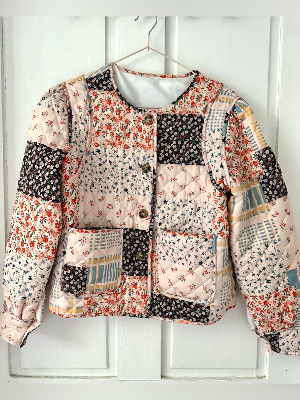 Patchwork Floral Quilted Jacket